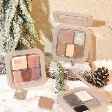 HOLDLIVE - Five Colors Eyeshadow 6.8g