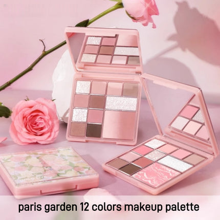 HOLDLIVE - Floral Comprehensive Powder Palette 12 Colors 15g