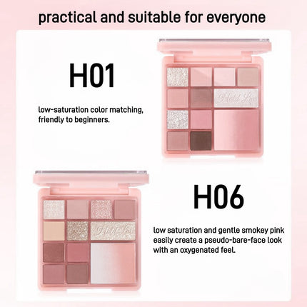 HOLDLIVE - Floral Comprehensive Powder Palette 12 Colors 15g