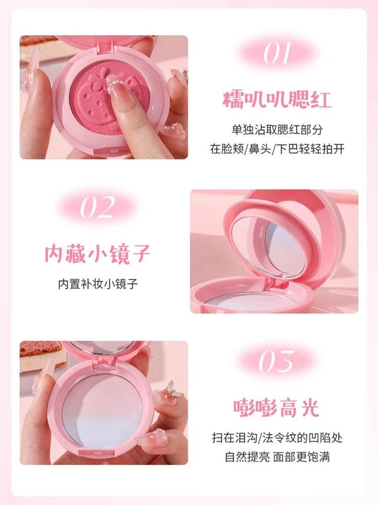 HOLD LIVE 候爱嘭嘭雾感腮红高光粉盘 9.5g