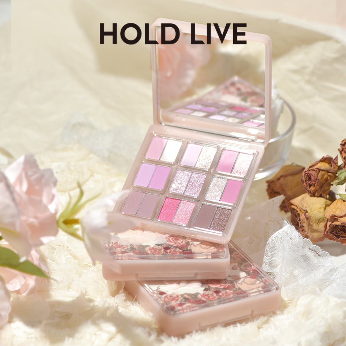 HOLD LIVE Secret Garden Eyeshadow Palette 18 Colors 12.6g