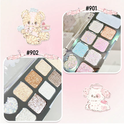 JillLeen - 9 Colors Eyeshadow Palette 8g