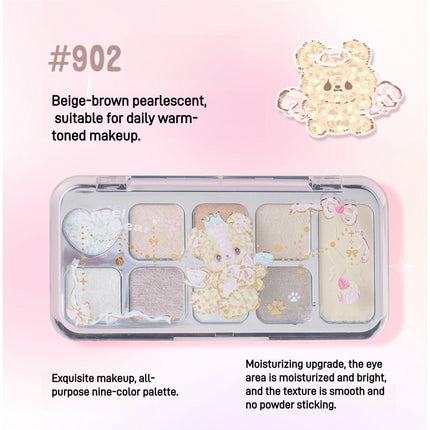 JillLeen - 9 Colors Eyeshadow Palette 8g