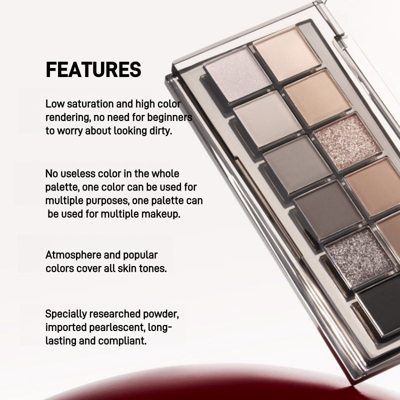 Joocyee 12 Shades Eyeshadow Palette 14g