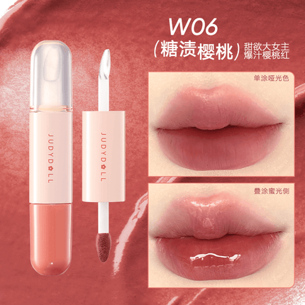 Judydoll -  Dual Lip Gloss Mirror Moisturizing 7g