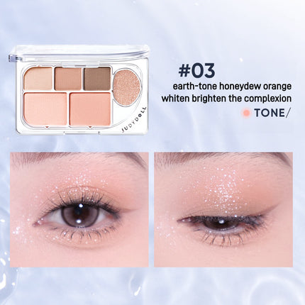 Judydoll -  Elaborate 6 Colors Eyeshadow Palette 8g