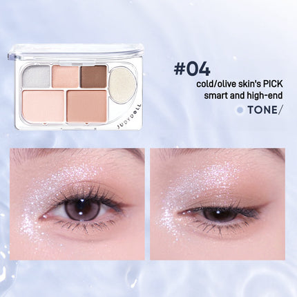 Judydoll -  Elaborate 6 Colors Eyeshadow Palette 8g