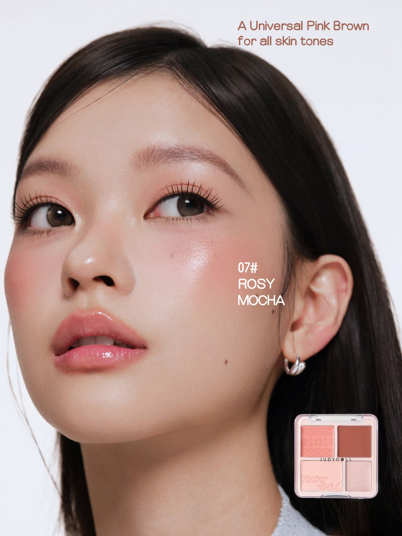 Judydoll -  Blush N Highlight Palette 9g