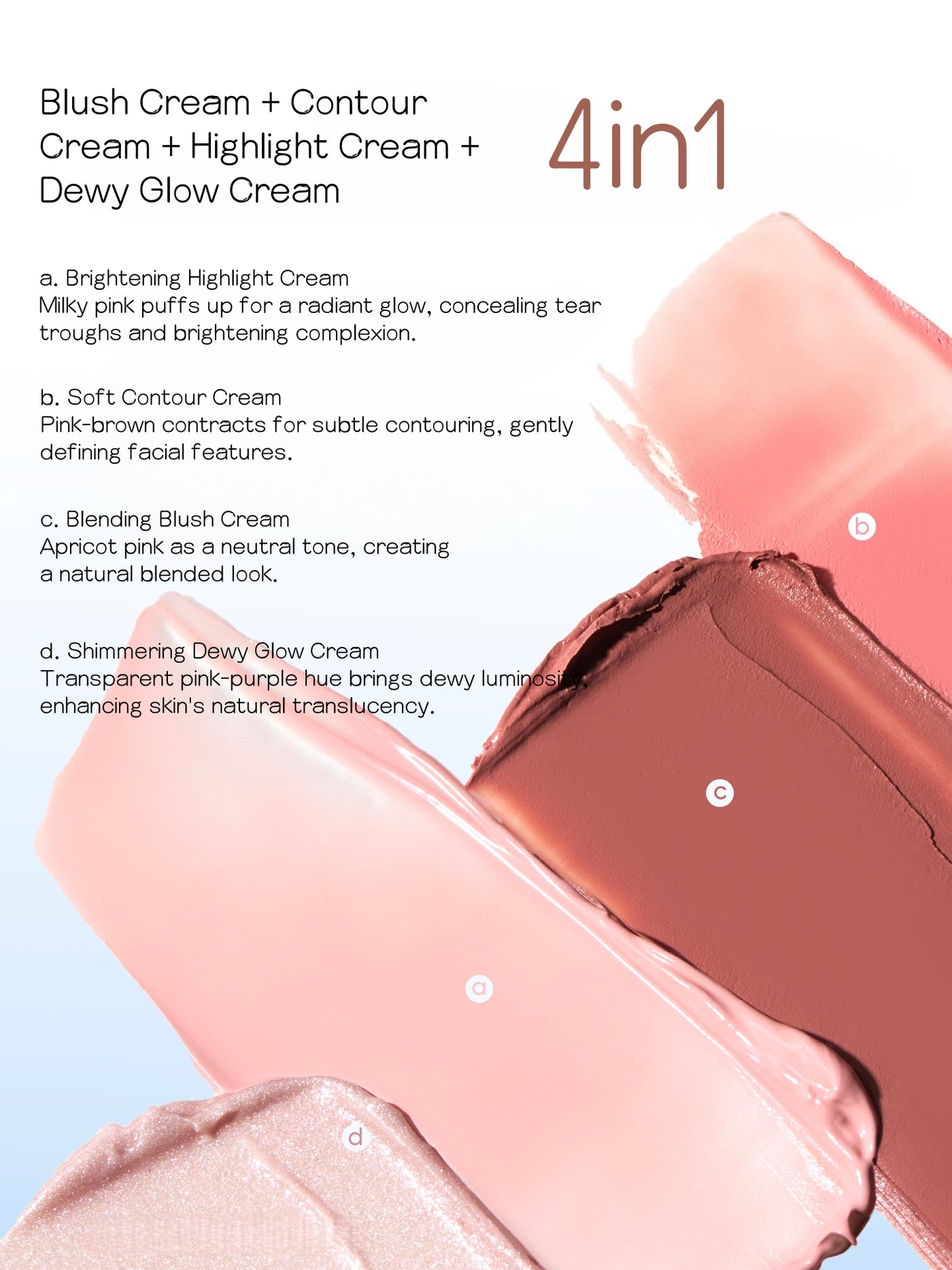 Judydoll -  Blush N Highlight Palette 9g