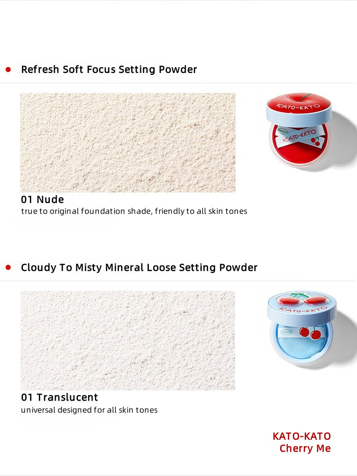 KATOKATO - Cherry Me Setting Powder 6.5g/8g