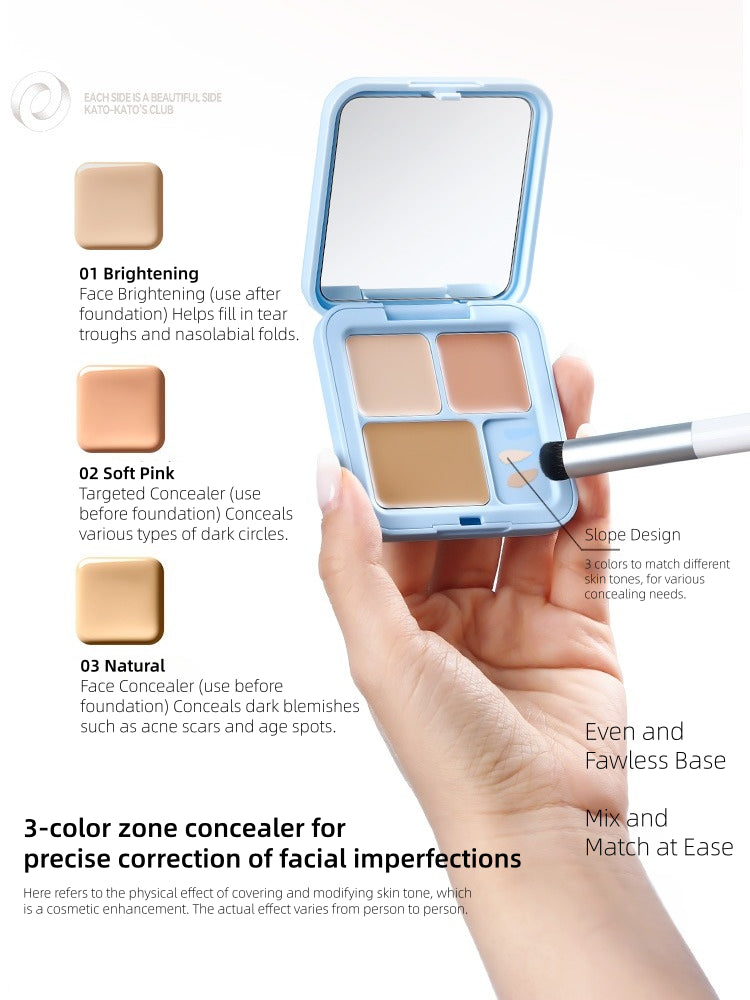 [Woven Me] Fancy Cheese Nude Wear Concealer Palette 5g