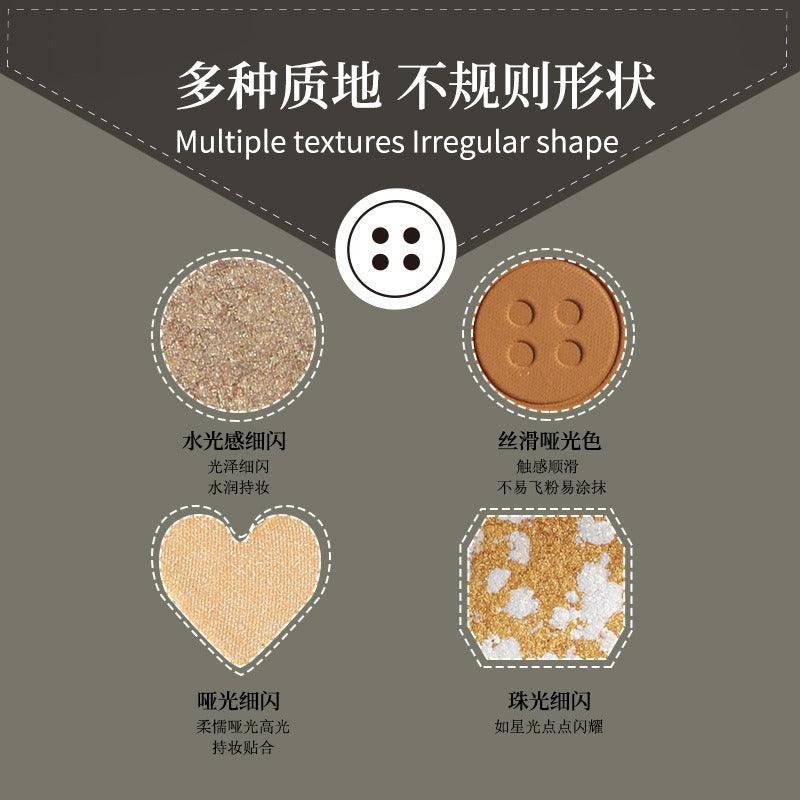 KAXIER Button Series Eye Palette 15 Colors 12g