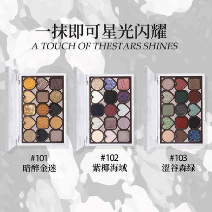 KAXIER - Button Series Eye Palette 15 Colors 12g