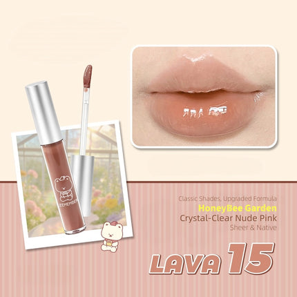 LEEMEMBER - Watery Lip Gloss 3g Glasslike LAVA YK