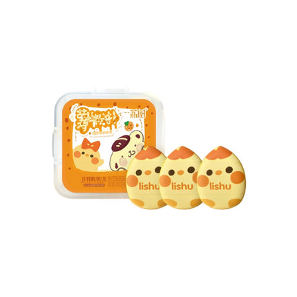 LISHU - A Cute Pack Mini Puff 3 in