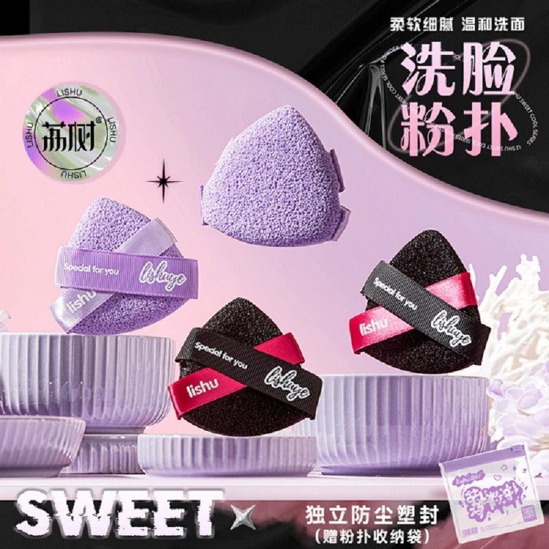LISUHU 甜美清凉双头洁面泡芙