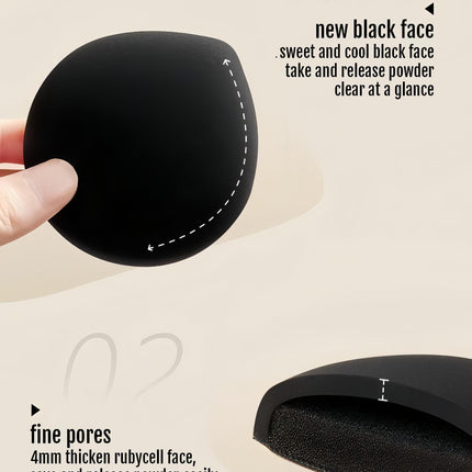 AMORTALS - Black Plus Powder Puff Set