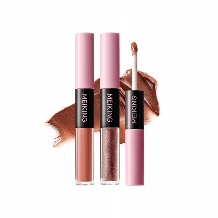 MEIKING - Double Headed Lip Glaze 4g