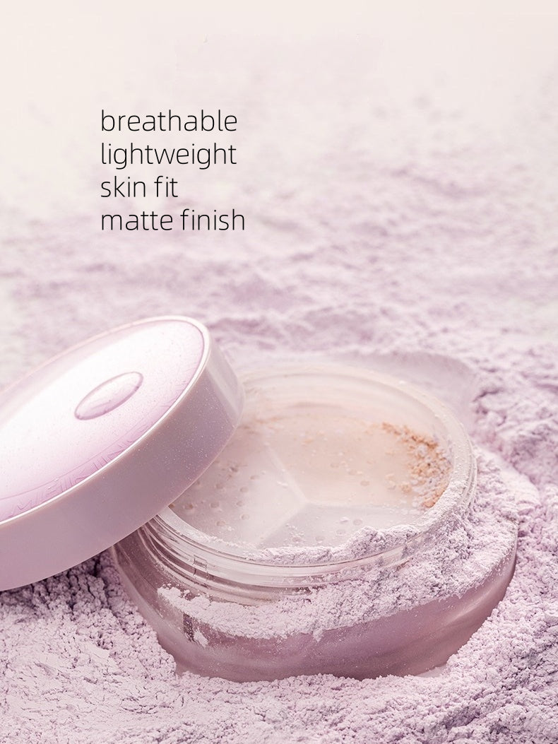 MEIKING - Wild Rose Tricolor Blurring Setting Powder 7g