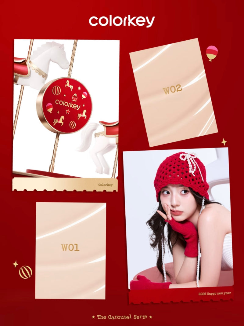 Colorkey - Merry Go Round Radiant Sheer Glow Cushion Cream 12g