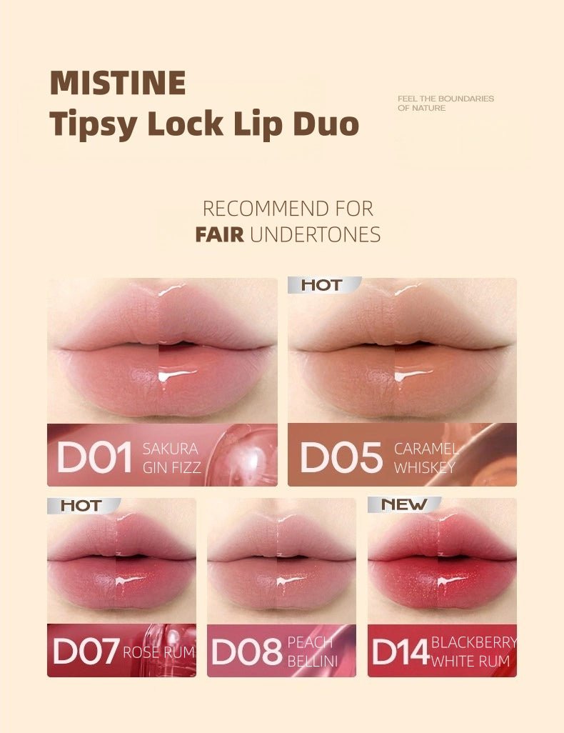MISTINE - Tipsy Lock Lip Duo 3g