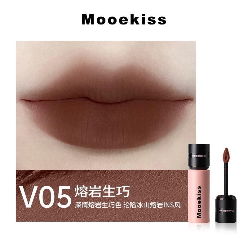 Mooekiss木柯诗唇泥云感哑光口红唇釉雾面丝绒裸色系不易沾杯唇霜MKS001