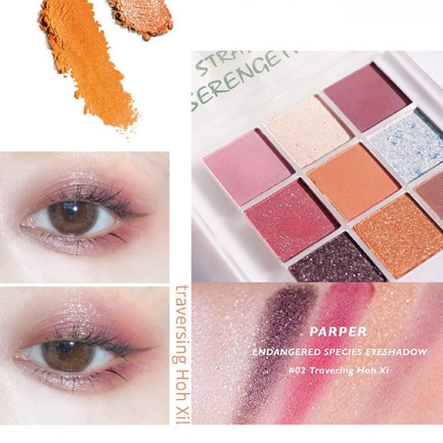 PARPER - Endangered Species Eyeshadow 9 Colors 9.5g