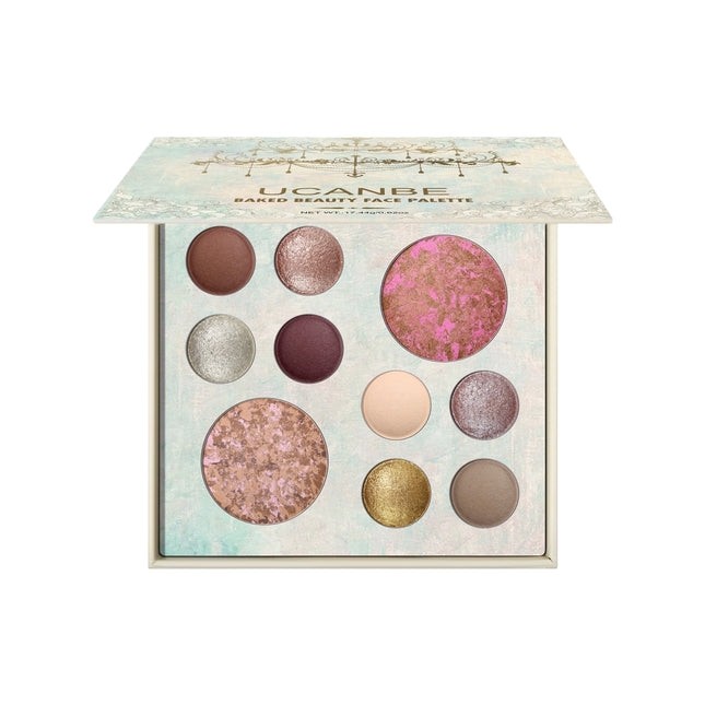 UCANBE - 10 Color Baked Beauty Face Palette 17.44g