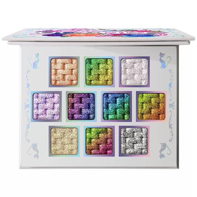 UCANBE - 10 Colors Chameleon Eyeshadow Palette Lunar Mirage 7g