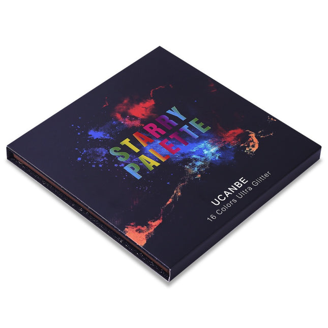 UCANBE - 16 Colors Glitter Eyeshadow Starry Palette 16*1.5g