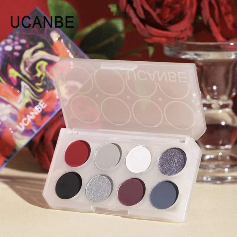 UCANBE 8色眼影盘 蓝晶石色 5.6克