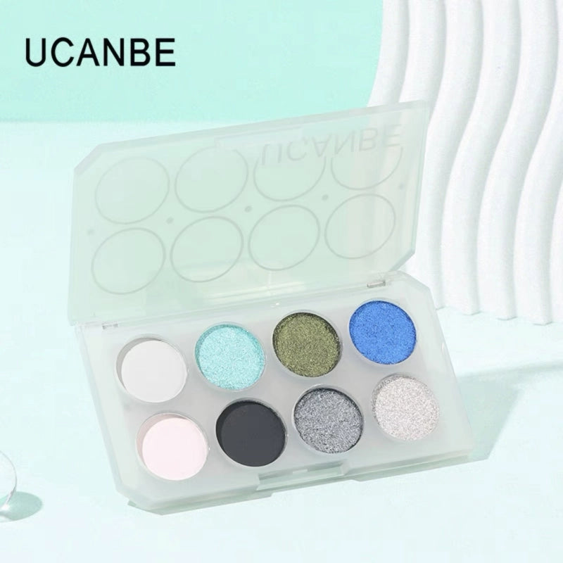 UCANBE 8色眼影盘 蓝晶石色 5.6克