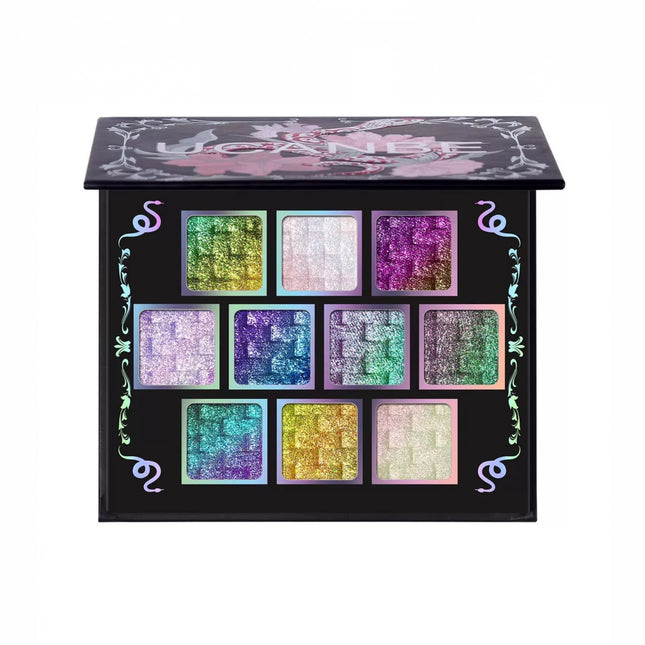 UCANBE - 10 Colors Chameleon Eyeshadow Palette Solar Python 7g