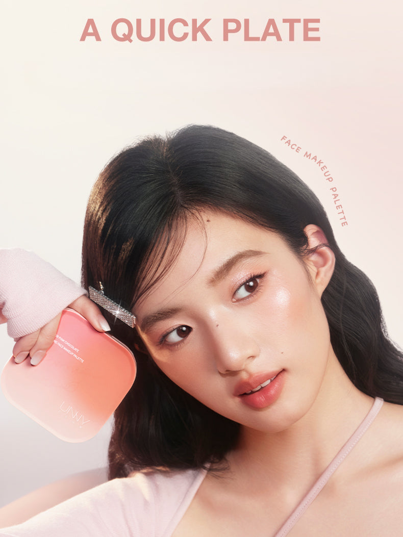 UNNYCLUB - Pink Chocolate Sculpting Face Makeup Palette 9.5g