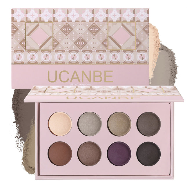 UCANBE - 8-Color Baked Eyeshadow 9.5g