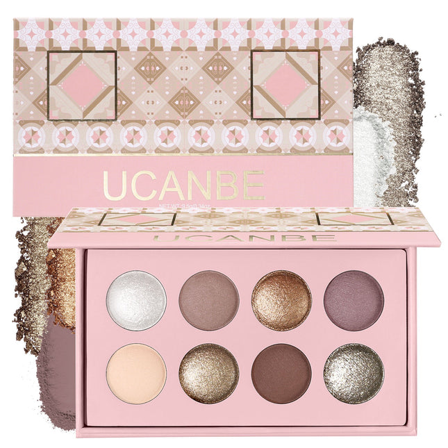 UCANBE - 8-Color Baked Eyeshadow 9.5g
