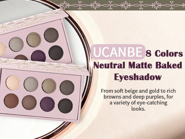 UCANBE - 8-Color Baked Eyeshadow 9.5g