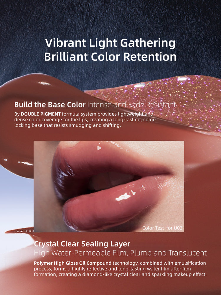 UHUE - On Stage Mirror Lip Glaze 3ml