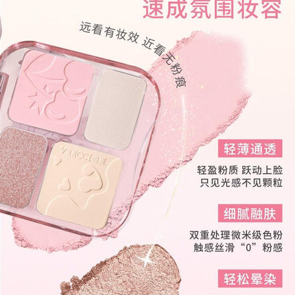 Veecci - Complex Blush Contour Palette 9g