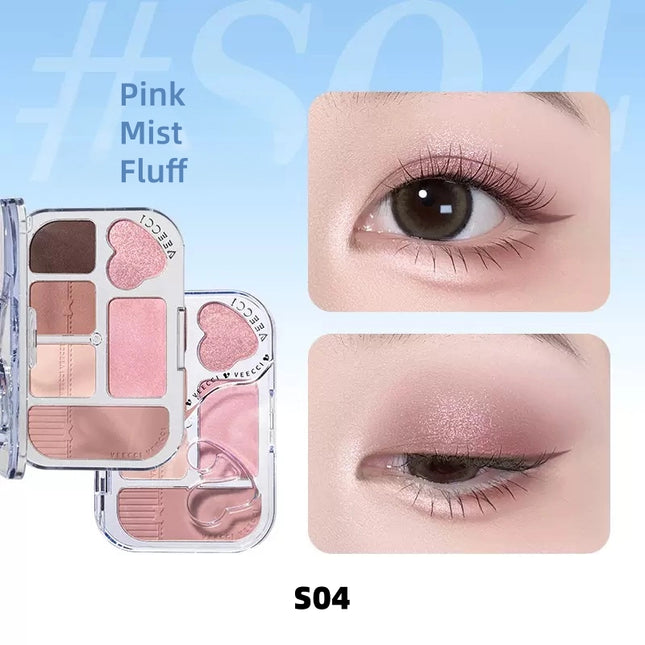 Veecci - Dreamy Lace 6-Color Eyeshadow Palette 8g