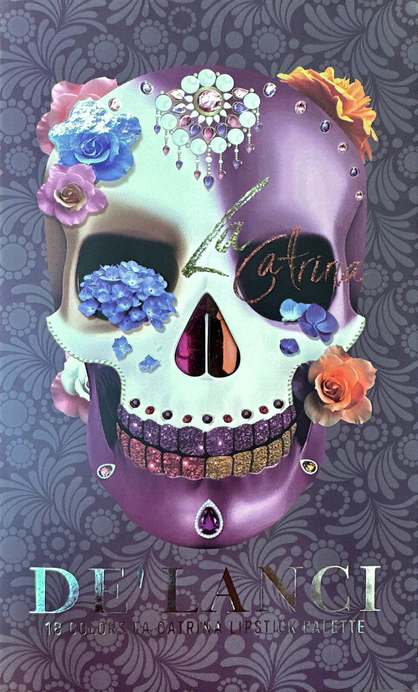 De'Lanci - 18 Colors La Catrina Lipstick Palette 16.8g