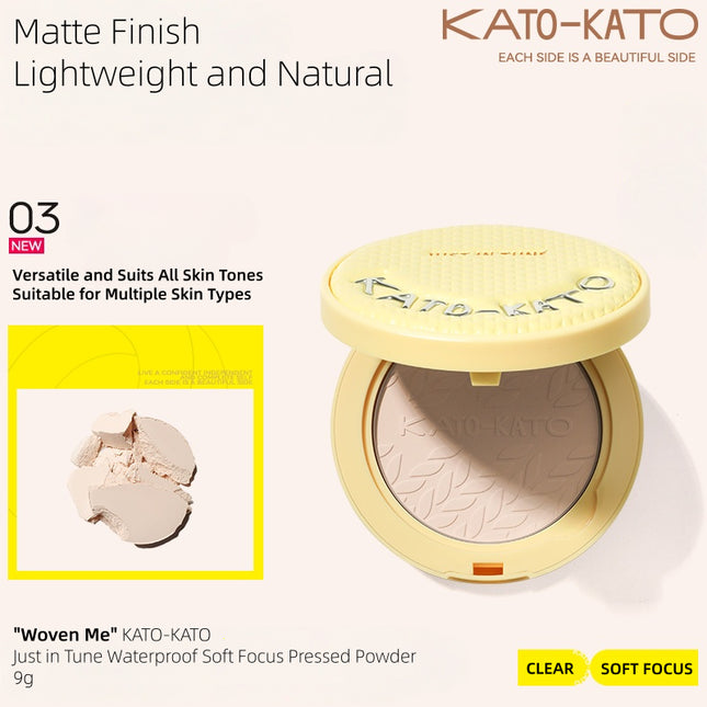 KATOKATO - [Woven Me] Just in Tune Waterproof Soft Focus Pressed Powder 9g