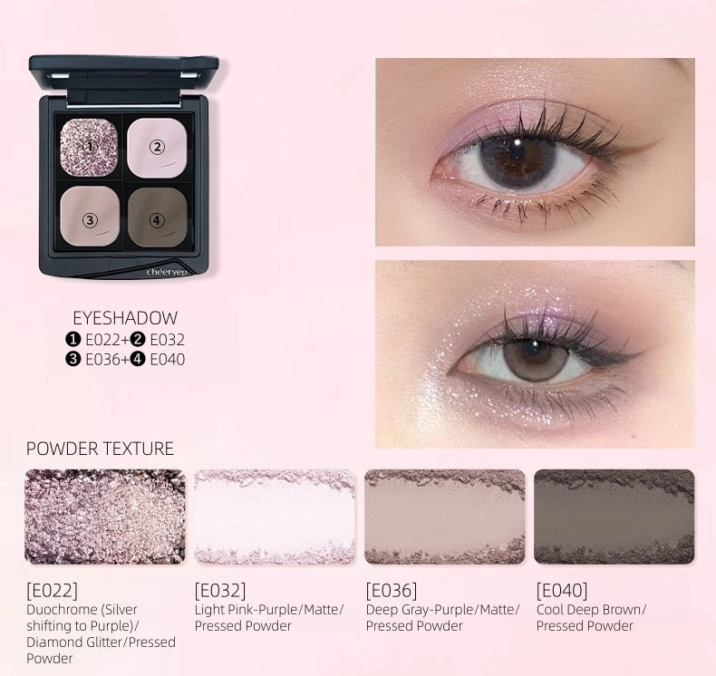cheeryep - Imagination Refillable Quad Eyeshadow Palette 5g