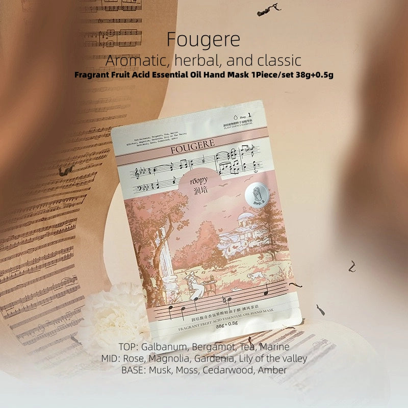 roopy - Fragrant Fruit Acid Essential Oil Hand Mask 38.5g