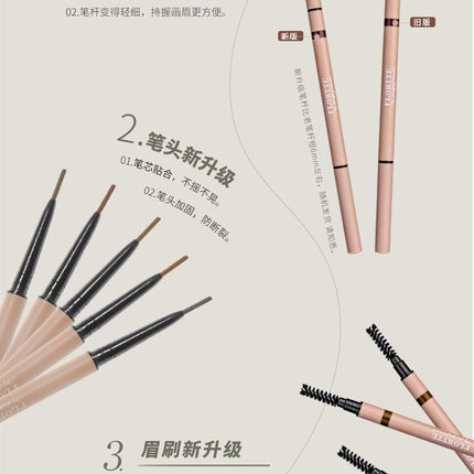 Flortte Dual Ends Eyebrow Pencil for Beginners B1-B5 - Chic Decent