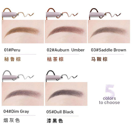 DEROL Concrete Poetry Waterproof Eyebrow Pencil DR027 - Chic Decent