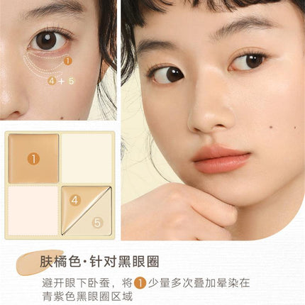 Judydoll Traceless Cloud Touch Concealer Palette JD124 - Chic Decent