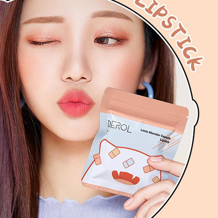 【FREE GIFT】DEROL Little Monster Capsule Lipstick 8 Shades In DR040 - Chic Decent